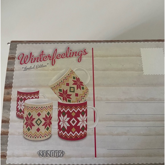 Christmas coffee mug set of 4 - Picture 3 of 4